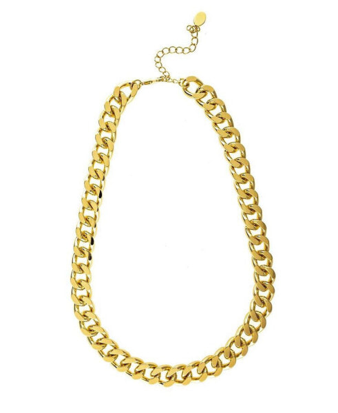 Rivka Friedman polished Curb Link Chain Necklace