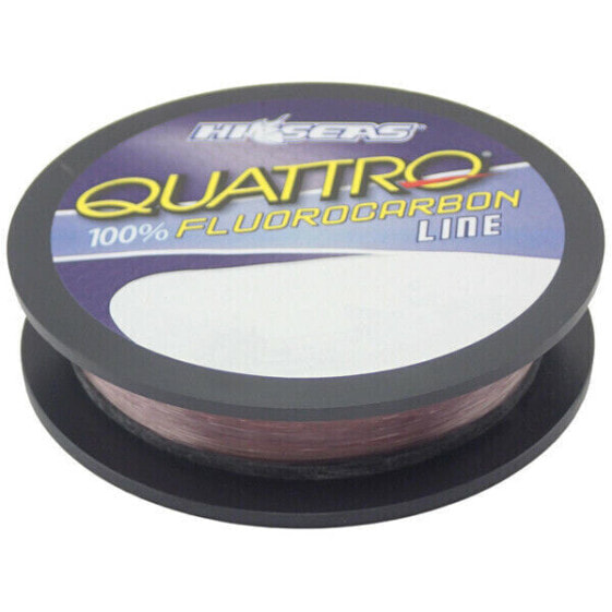 Hi-Seas Quattro 100% Fluorocarbon Camo Fishing Leader | 25 Yards | Pick Test