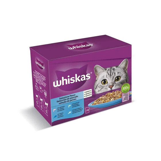 MARS Whiskas Multipack Fish 12x85g Cat Snack 4 Units