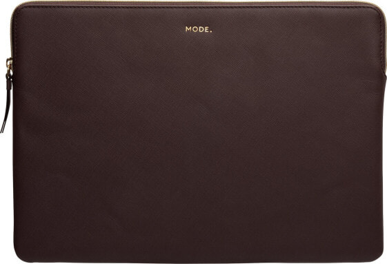 Torba dbramante Paris - Saffiano full-grain leather sleeve for Laptop 15"/MacBook Pro 16" 2019 - Dark Chocolate