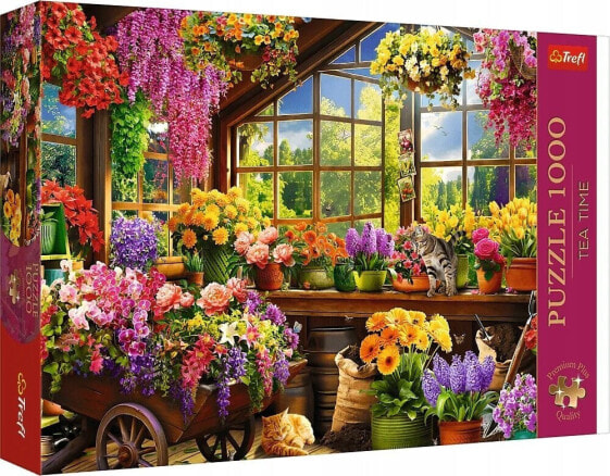 Trefl Puzzle 1000 elementów Premium Plus Przygotowania do wiosny