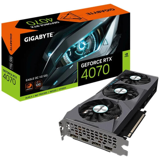 GIGABYTE GeForce RTX 4070 Eagle OC V2 12G, 12288 MB GDDR6X