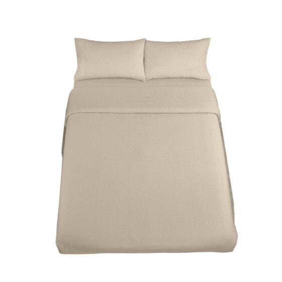 Duvet cover set Alexandra House Living Qutun Taupe Single 3 Pieces