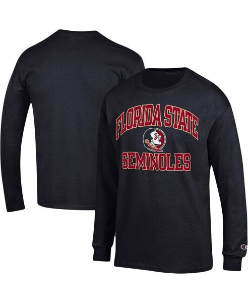 Men's Black Florida State Seminoles High Motor Long Sleeve T-shirt