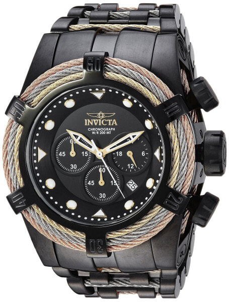 Invicta Men's Bolt Stainless Steel Quartz Watch with Stainless-Steel Strap Tw...