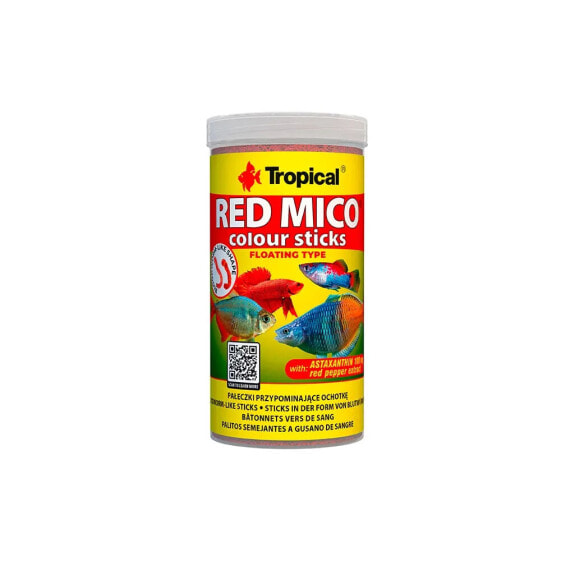 TROPICAL Red Mico Colour Sticks 100ml fish food