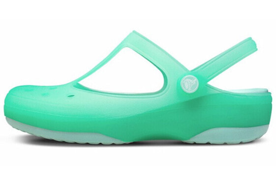 Летние женские сандалии Crocs Karin Clog湖水绿11209-36L