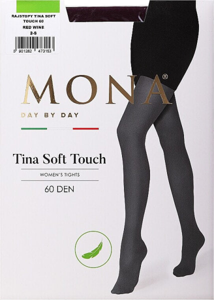 Strumpfhose für Damen Tina Soft Touch 60 Den red wine - MONA 2