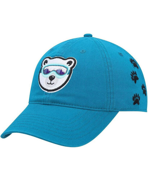 Men's Blue Polar Bear Dad Adjustable Hat