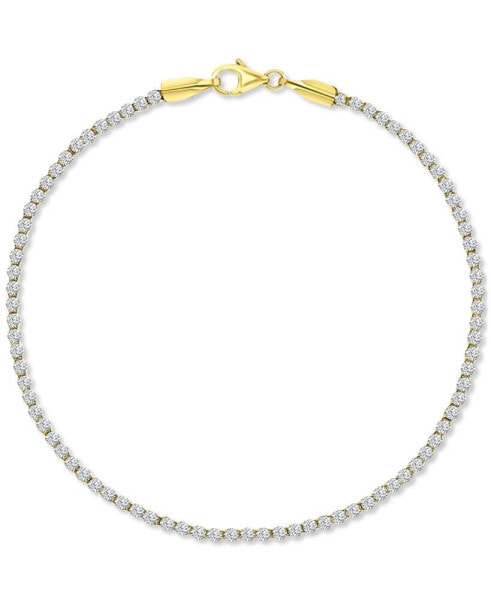 Cubic Zirconia All-Around Tennis Bracelet in 10k Gold