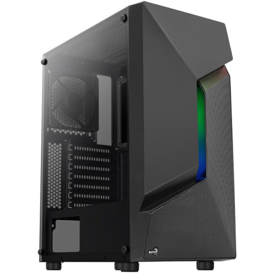 Aerocool Scape-G-BK-v1 Midi-Tower, Tempered Glass - schwarz