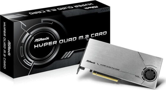 Kontroler ASRock Adapter HYPER QUAD M.2 CARD