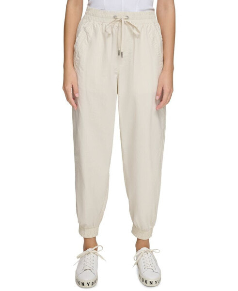 Women's Tie-Waist Pull-On Jogger Pants