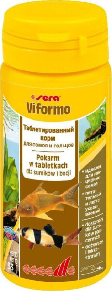Sera Viformo Nature 50 ml, tabl. - pokarm dla bocji i ryb sumokształtnych
