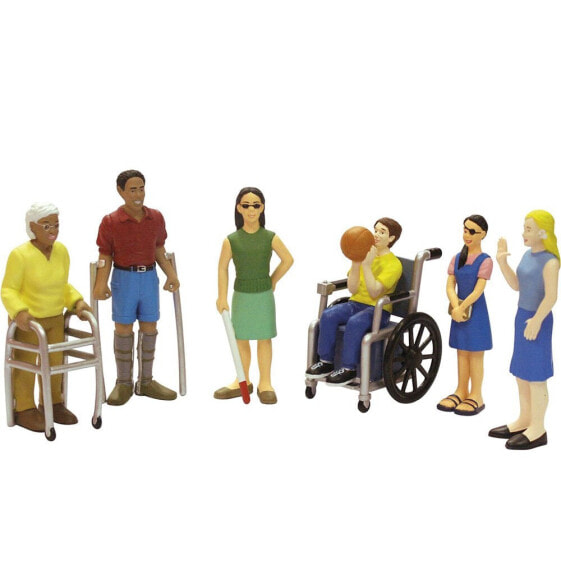 Фигурка Miniland Figures With Functional Diversity - Фигурка Miniland Figures XXL Diversity (Разнообразие фигурок Miniland XXL)
