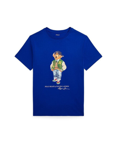 Big Boys Polo Bear Cotton Jersey Tee