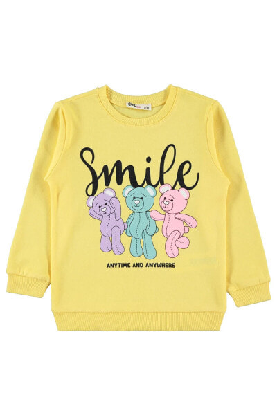 Kız Çocuk Sweatshirt 2-5 Yaş Ananas