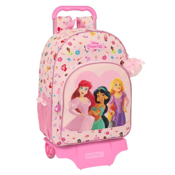 Школьный рюкзак с колесиками Disney Princess Summer adventures Розовый 33 x 42 x 14 cm