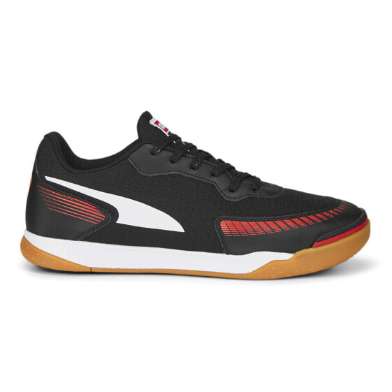 Puma Pressing Iii Indoor Soccer Mens Black Sneakers Athletic Shoes 10693405