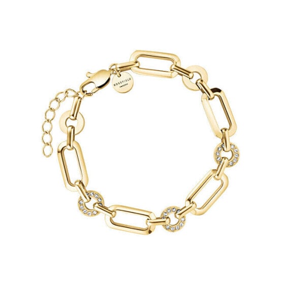 Beautiful Gold Plated Multi Octagon Zirconia Bracelet JBOSG-J900