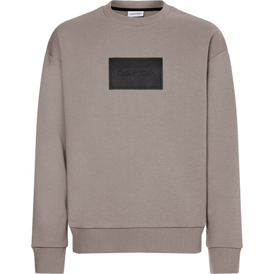 CALVIN KLEIN Textured Logo Box Comfort sweatshirt