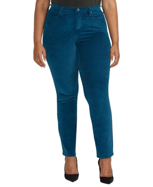 Plus Size Ruby Mid Rise Straight Leg Pants