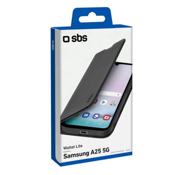 Чехол-бумажник SBS Book Wallet Lite Galaxy A25 5G черный