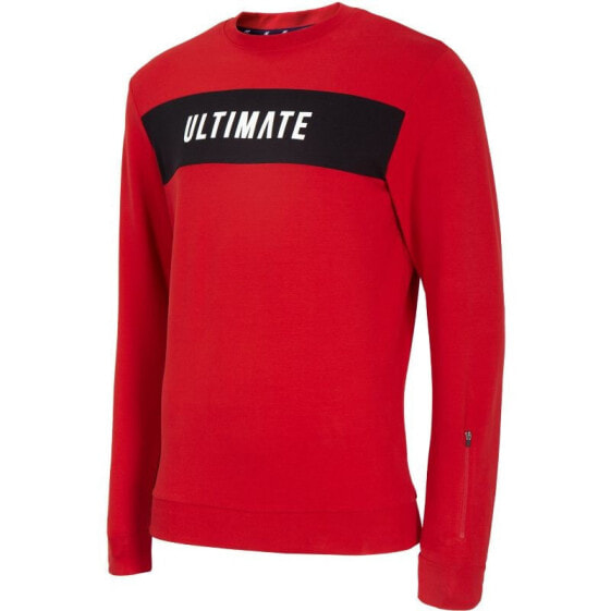 Мужской свитшот спортивный красный 4F H4L20 M BLM014 sweatshirt