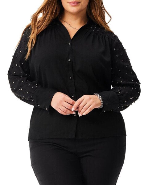 Nic+Zoe Plus Constellation Shirt Women's 3X