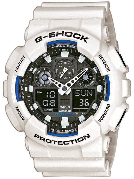 Наручные часы аналоговые Casio G-Shock GA-100B-7AER 51 мм 20 ATM