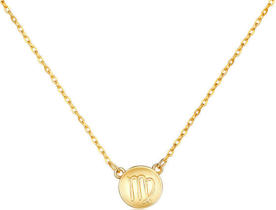 Gold plated necklace with pendant Virgo SVLN0165XF3GOPA