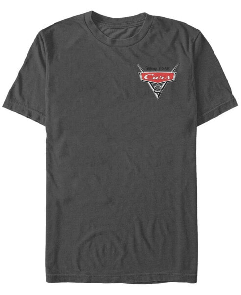 Pixar-Cars 3 Men's Movie Title Logo Short Sleeve T-Shirt