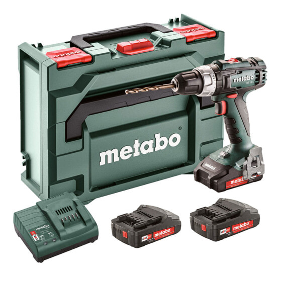 Metabo Akku-Bohrschrauber Set BS 18 L mit 3x 2,0 Ah Akkus + Lader in metaBOX