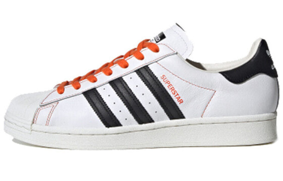 Кеды adidas originals Superstar бело-оранжевые FW6363