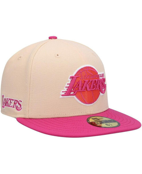 Men's Orange, Pink Los Angeles Lakers Passion Mango 59FIFTY Fitted Hat