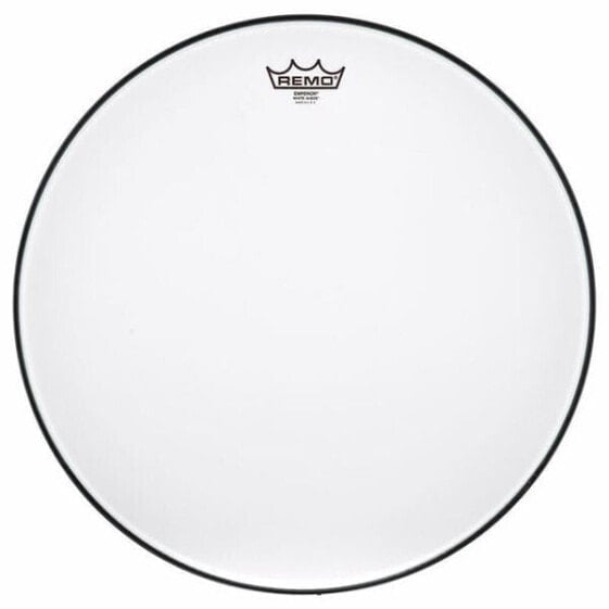 Remo 18" Emperor White Suede