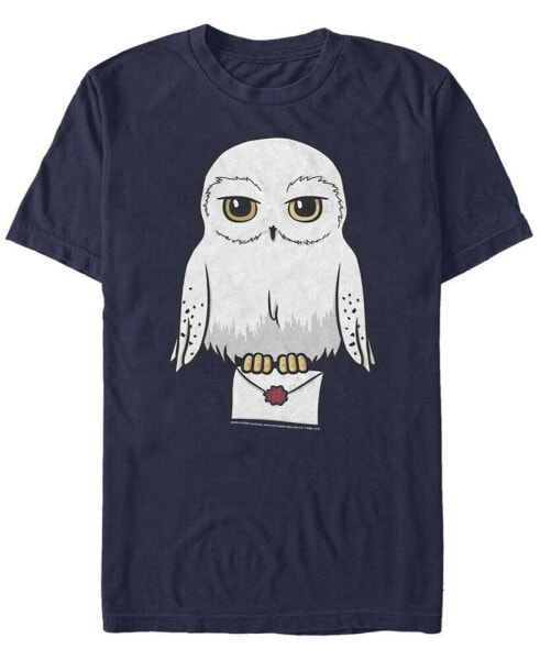 Men's Anime Hedwig Mail Short Sleeve Crew T-shirt