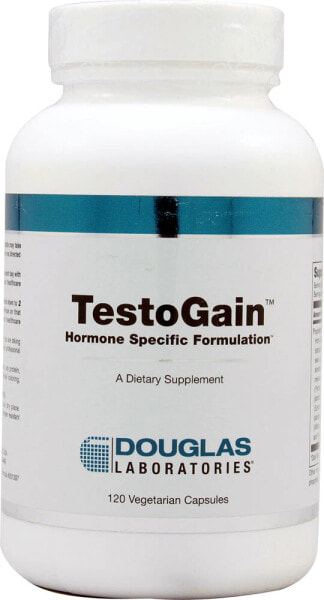 Douglas Laboratories TestoGain Мужской комплекс для поддержки гормонов и уровня тестостерона 120 вегетарианских капсулы