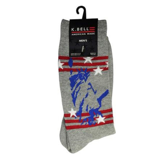 K. Bell Men's Liberty Crew Socks One Size - KBMS15H100-01