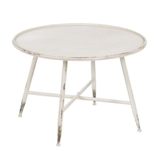 Centre Table Cream Iron 75 x 75 x 50 cm