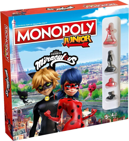 Winning Moves WIN45601 Monopoly Junior Miraculous