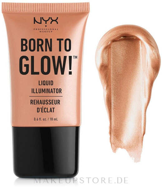 Flüssiger Highlighter - NYX Professional Makeup Born To Glow Liquid Illuminator 02 - Gleam