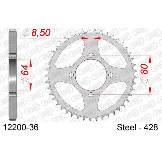 AFAM 12200 Rear Sprocket