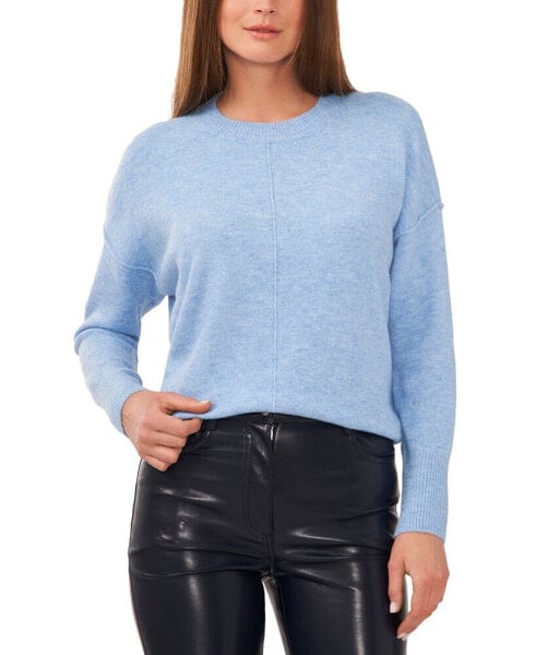 Cozy Long Sleeve Extend Shoulder Sweater