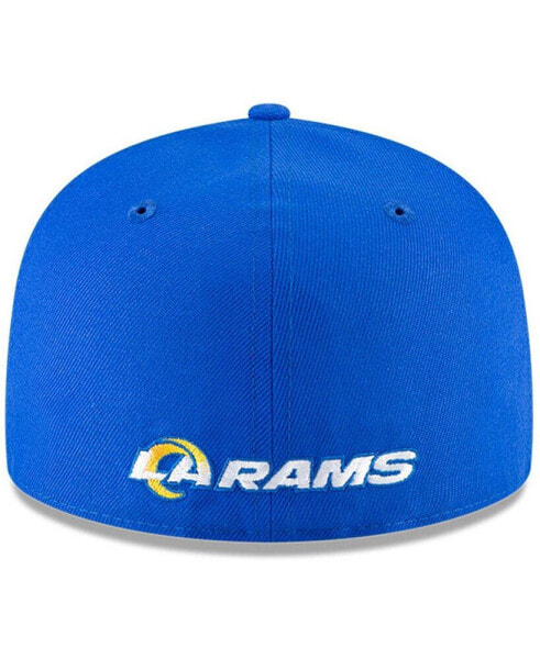 Men's Royal Los Angeles Rams Team Basic 59Fifty Fitted Hat
