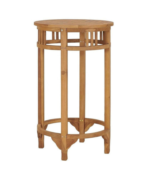 Bar Table 23.6" Solid Wood Teak