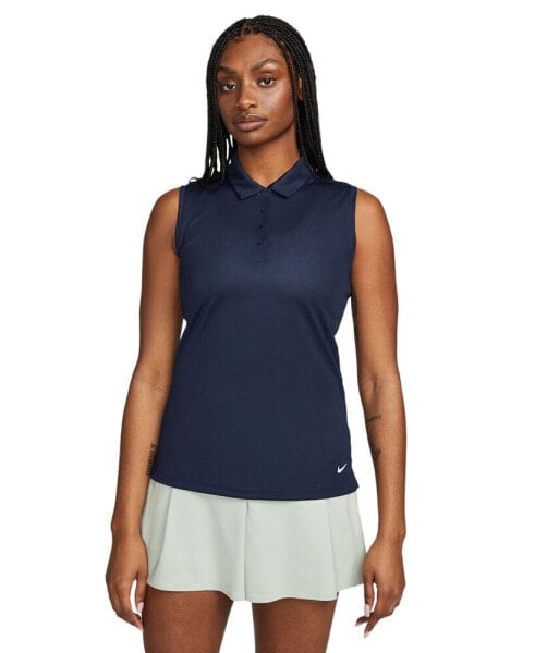 Women's Dri-FIT Victory Sleeveless Golf Polo T-Shirt