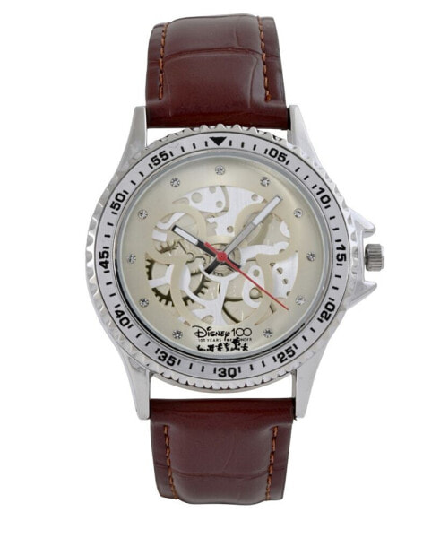 Часы Accutime Disney 100th Anniversary Brown Watch