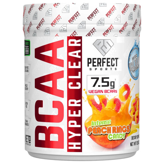 БАД аминокислоты Perfect Sports BCAA Hyper Clear, Intense Peach Rings, 310 г