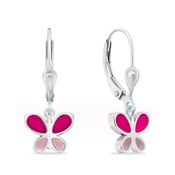 Matching silver earrings Butterflies EA1003W